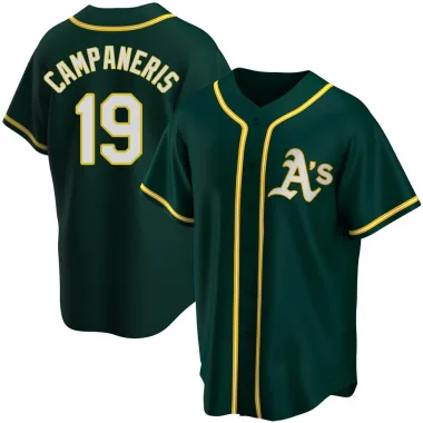 Bert Campaneris Men's Replica Oakland Athletics Green Alternate Jersey