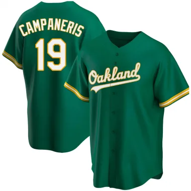 Bert Campaneris Men's Replica Oakland Athletics Green Kelly Alternate Jersey