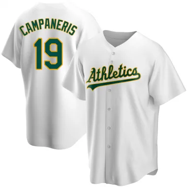 Bert Campaneris Men's Replica Oakland Athletics White Home Jersey