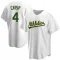 Coco Crisp Men's Replica Oakland Athletics White Home Jersey