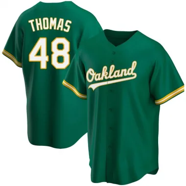 2021 Oakland A's Athletics Cody Thomas #48 Game Issued White Jersey 46  DP48593