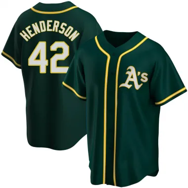 Dave Henderson Oakland Athletics Women's Black Roster Name & Number T-Shirt  