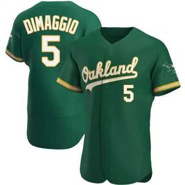 Joe Dimaggio Men's Authentic Oakland Athletics Green Kelly Alternate Jersey