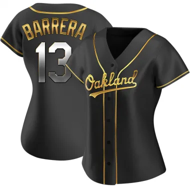 Youth Oakland Athletics Aledmys Diaz Black Pitch Fashion Jersey - Replica