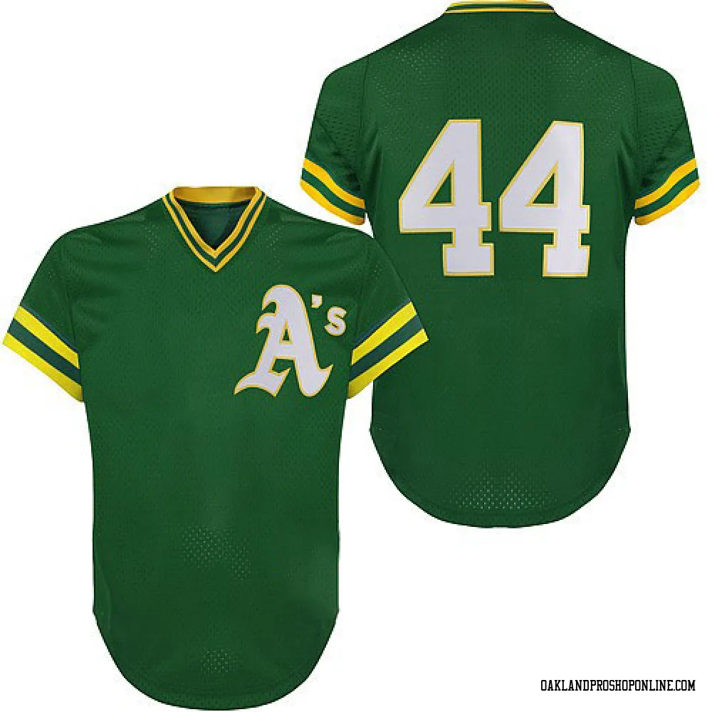 Catfish Hunter Men's Oakland Athletics Throwback Jersey - Gold