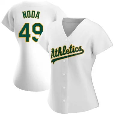 Ryan Noda Oakland Athletics Women's Green Backer Slim Fit T-Shirt 